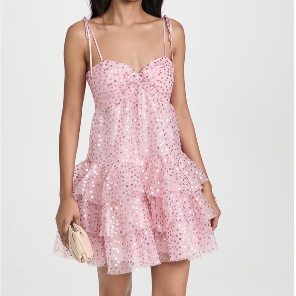 Cinq a Sept Jae dress in pink quartz size 4